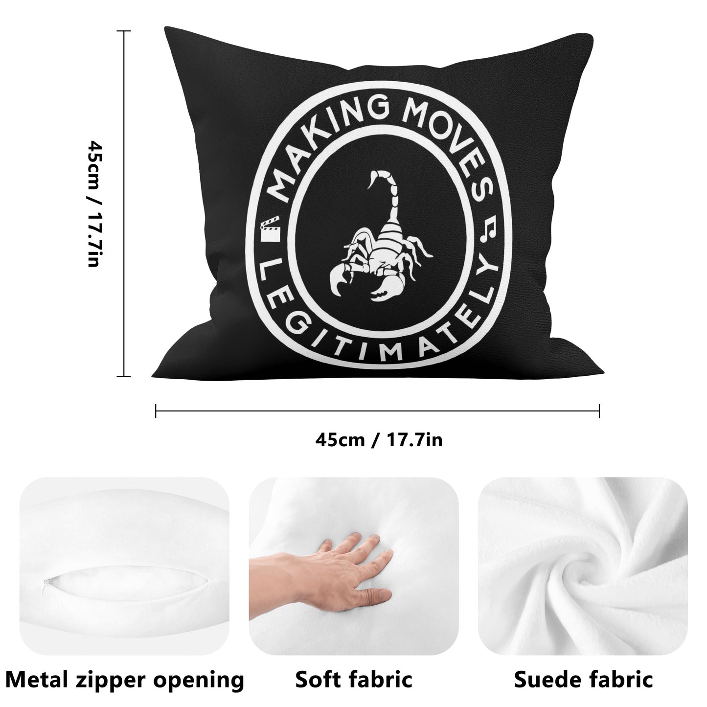 Making Moves Legitimately Double Side Printing Pillow Cover