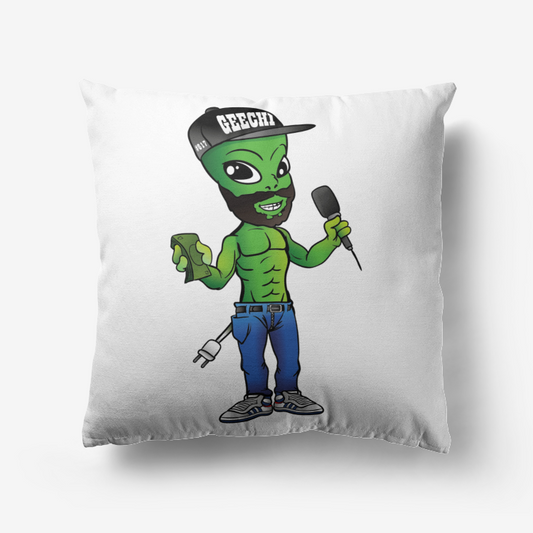 Geechi The Goblin Hypoallergenic Throw Pillow