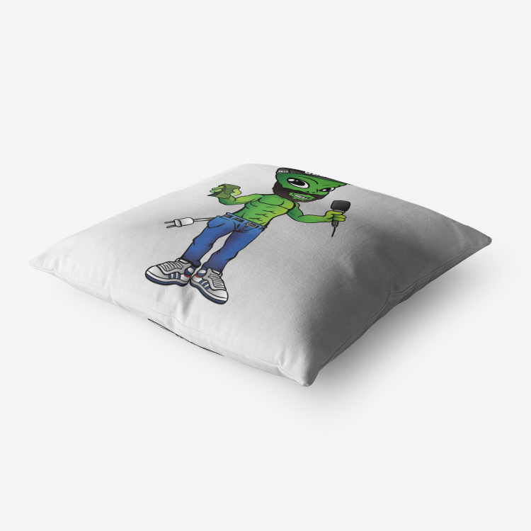 Geechi The Goblin Hypoallergenic Throw Pillow