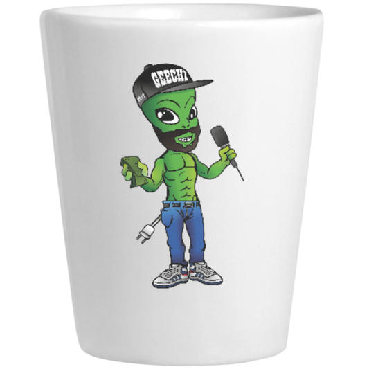 "Geechi The Goblin" Ceramic Shot Glass