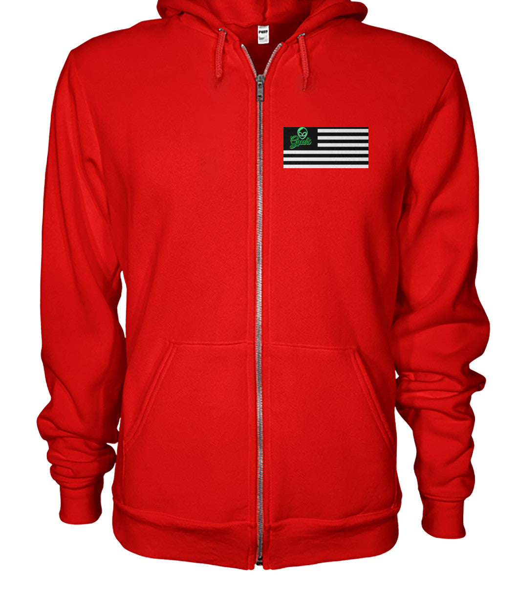 Geechi Amerika Zip Up Hoodie