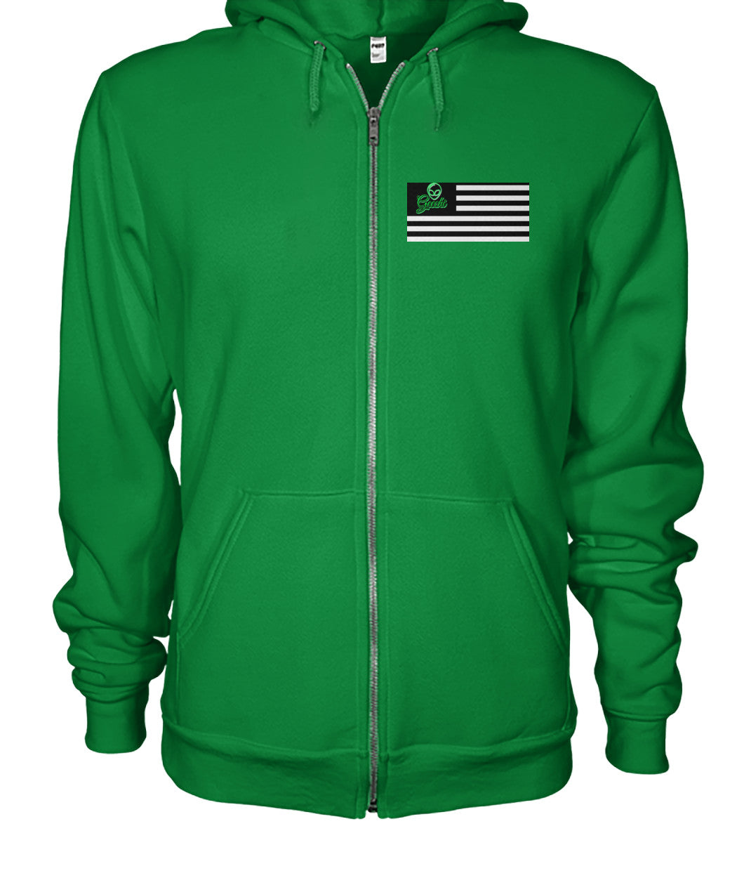 Geechi Amerika Zip Up Hoodie