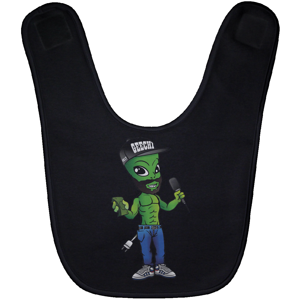 Geechi The Goblin Baby Bib