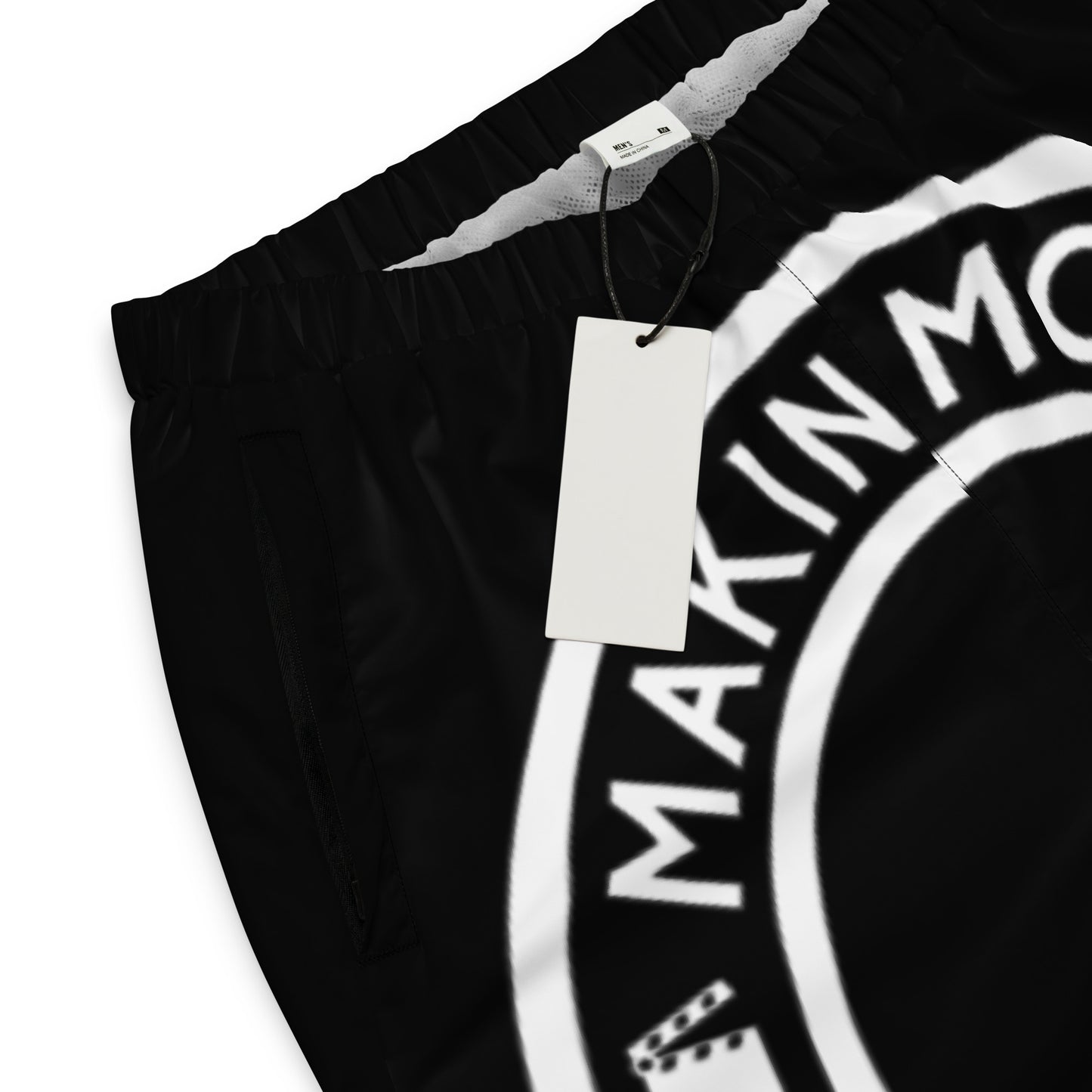 MML Black all over print track pants