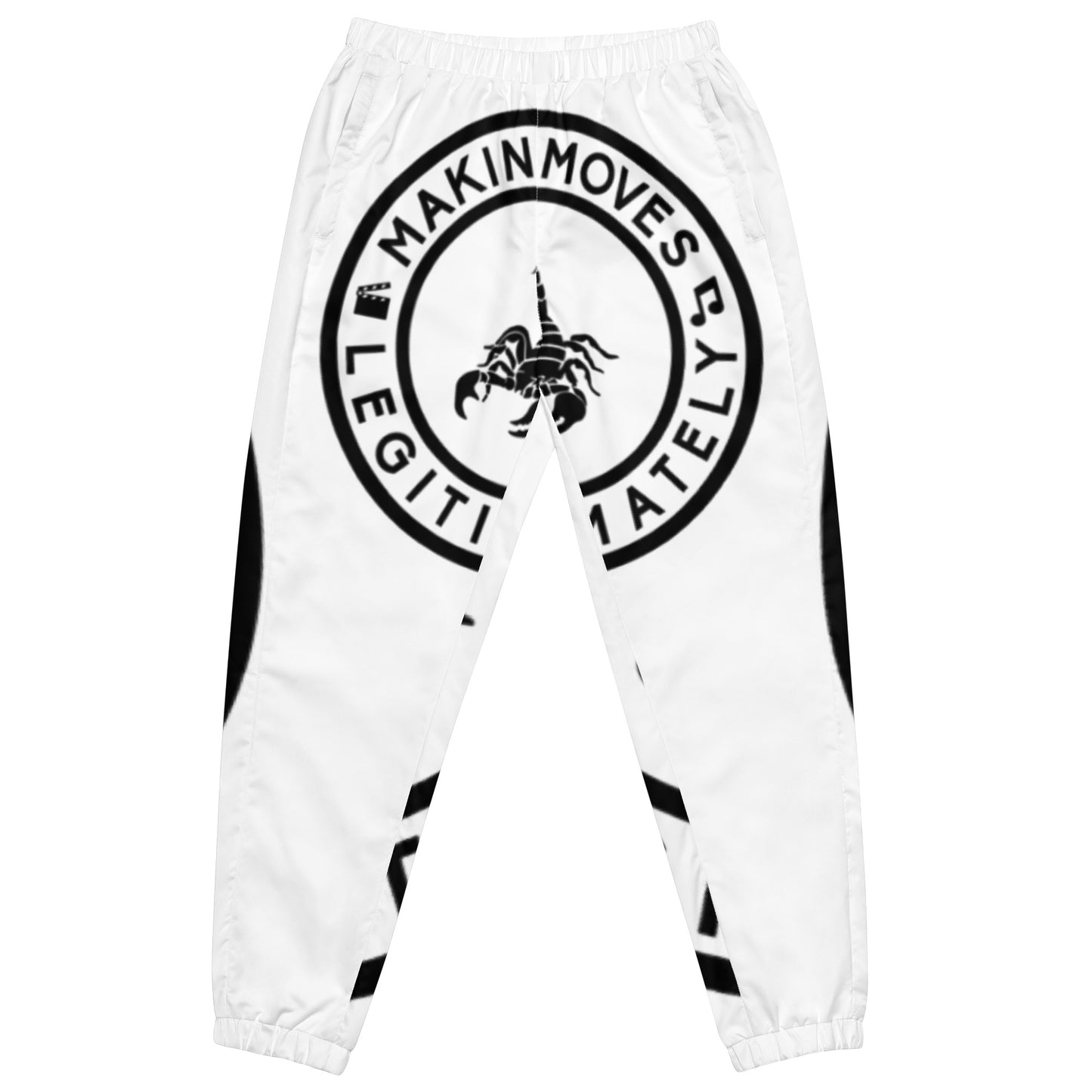 MML White also over print track pants