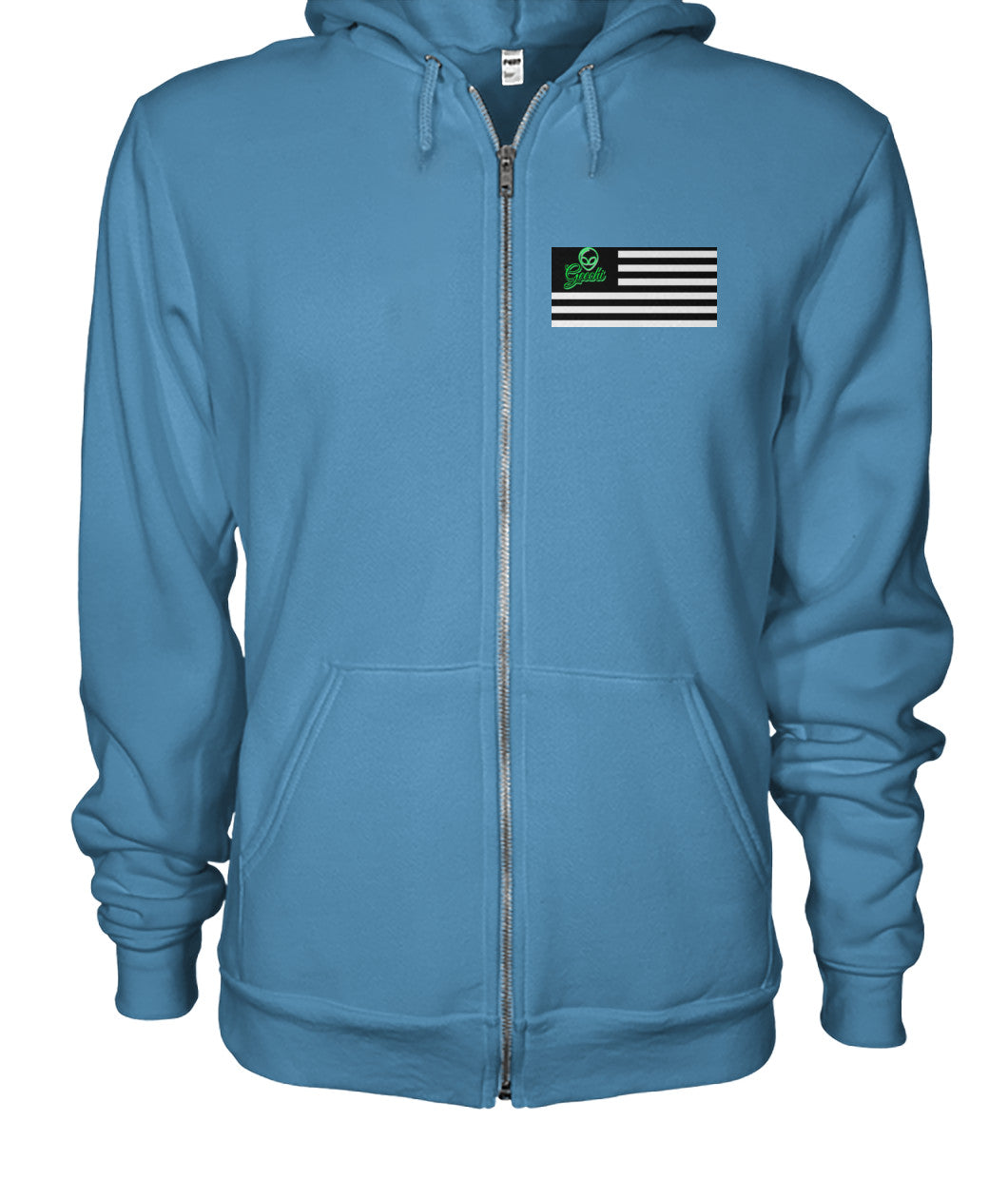 Geechi Amerika Zip Up Hoodie