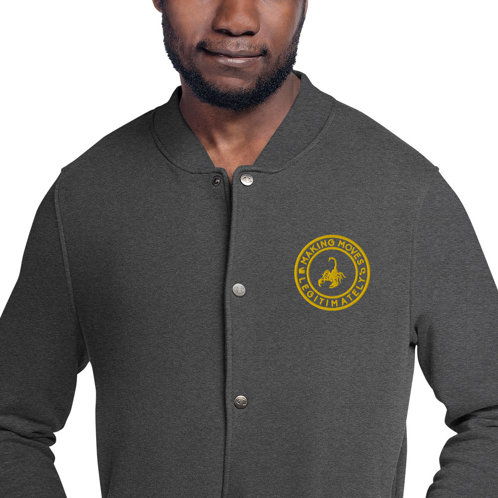 MML (Gold Standard) Embroidered Champion Bomber Jacket